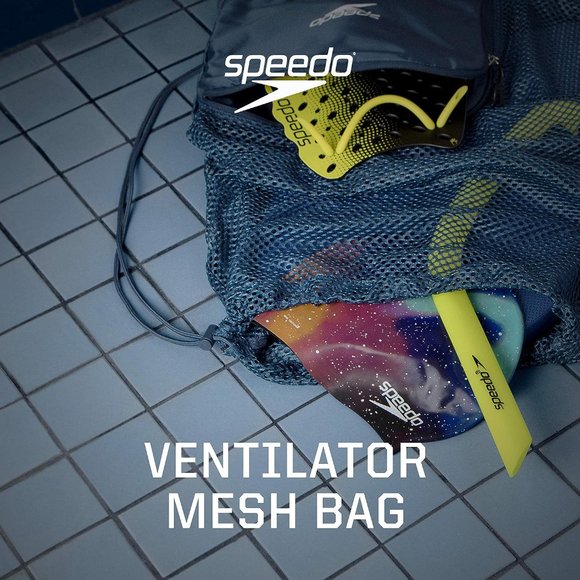 Unisex Adult Speedo Black Ventilator Mesh Equipment Bag